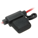 Waterproof Fuse Holder Socket Blade Type In Line 6-32V with 10/15/20/30A Replacement Fuses