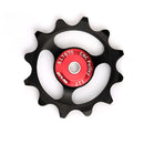 1Pc GUB 12T Tooth Bike Transmission CNC Aluminum Alloy Outdoor Bearing Tension Wheel Wheel Rear Bike Bicycle Cycling