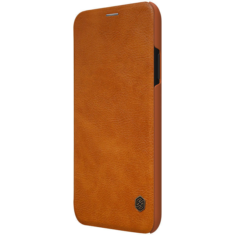 Nillkin Protective Case For iPhone XR 6.1" PU Leather Card Slot Flip Cover