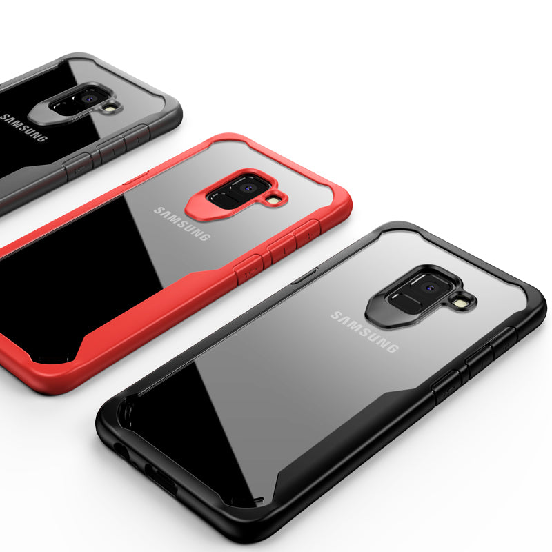 Bakeey Airbag Acrylic Transparent TPU Case for Samsung Galaxy A8 2018