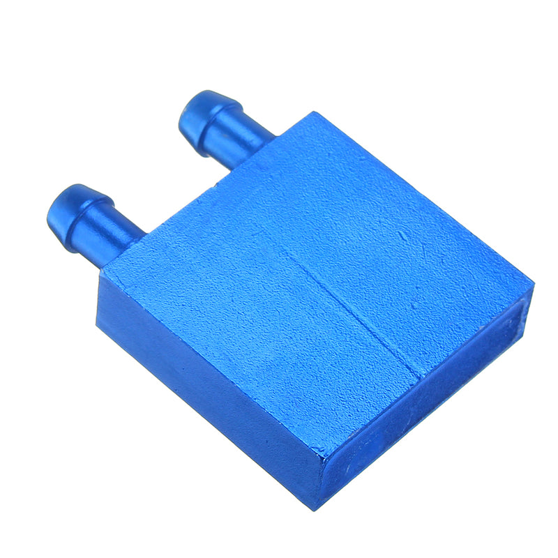 40*40 0.5mm Blue Aluminum Alloy Water Cooling Block Radiator Liquid Cooler Heat Sink Equipment
