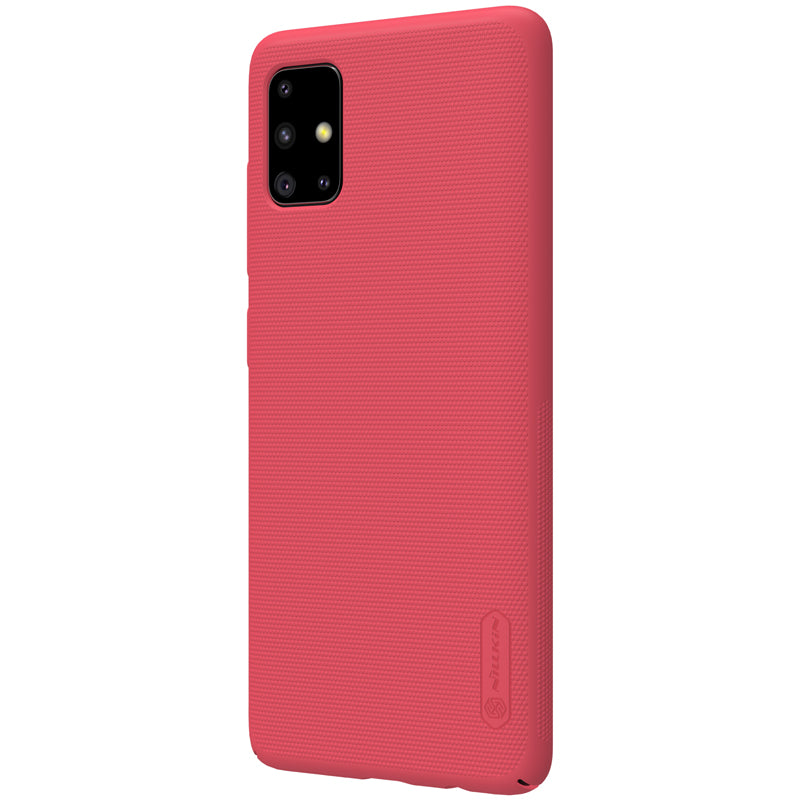 Nillkin Frosted Anti-Fingerprint Shockproof PC Hard Protective Case for Samsung Galaxy A51 2019