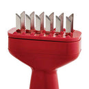 Mini Meat Tenderizer Spring-loaded Meat Tenderizer Meat Chopper w/ 12 Sharp Stainless Steel Blades Kitchen Accessories