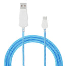 Bakeey 2.4A Flowing Light Type C Fast Charging Data Cable 1M For Smart Phone Tablet