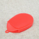 Double Sided Oval Silica Gel Bath Brush Multifunctional Baby Woman Bath Brush Heat Insulation Decontamination Cleaning Brushes