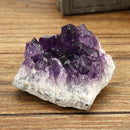 Natural Amethyst Crystal Quartz Drusy Geode Cluster Healing Stone Decorations Ornament