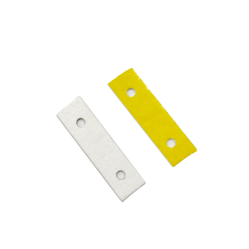 TWO TREES 10Pcs With Holes/Without Holes 3mm Thickness Heating Block Heat Insulation Cotton for 3D Printer Hotend Nozzle