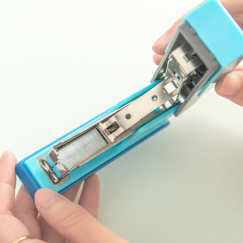 RosyPosy 55X6 Mini Stapler Binding Machine Manual Paper Stapler Office School Supplies Student Stationery