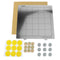 300*300mm Heated Bed Platform Hot Bed Steel Plate with Circular Magnet + Magnetic Sticker + PEI Sheet for 3D Printer