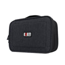 BUBM DPS-S Double Layer Electronics Accessories Cable Organizer Data Cable Storage Bag Carry Case