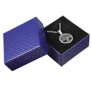 REZEX Fashion Titanium Steel Necklace Wishing Tree Pendant Tree of Life Men's Gift With Case