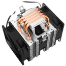 3 Pin Triple Fans Four Copper Heat Pipes Colorful LED Light CPU Cooling Fan Cooler Heatsink for Intel AMD