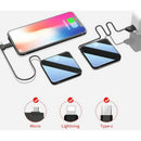 3 IN 1 Mini Power Bank 10000 MAH Thin Portable Wireless 2.1A Fast Charging