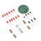 DIY LED Round Flash Electronic Production Kit Component Soldering Training Practice Board