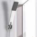 Square Hand Shower Head Hand-held Spray Mixer Set Head & Hose & Bracket Kits Bathroom