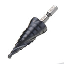 Drillpro HRC89 M35 Cobalt Step Drill Bit 4-22mm/5-21mm TiAlN Coated Step Drill 1/4 Inch Hex Shank