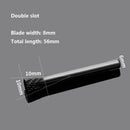 Drillpro Double Groove Alloy Rotary Boring Tool Tungsten Steel Wood Carving N-type Inverted Cone Milling Cutter Grinding Head
