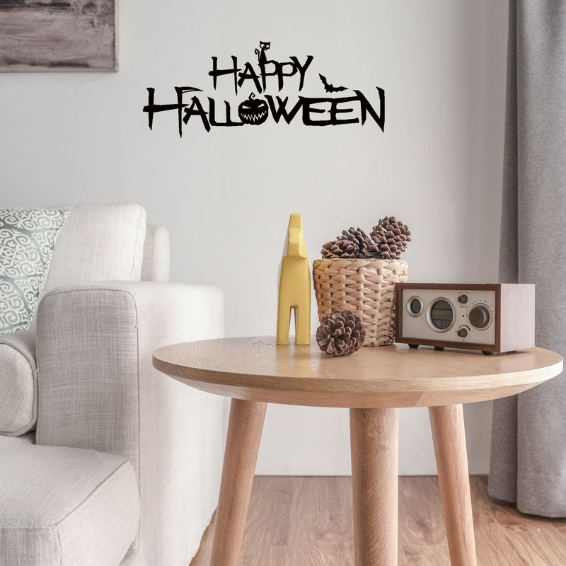 Happy Halloween Wall Sticker Room Decorations Mural Art Decal Sticker Murals Room Decal Wallpaper