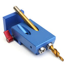 Pocket Hole Jig Kit Mini Hole Jig with Step Drill Bit For Woodworking