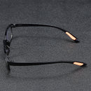 KCASA TR90 Portable Durable light Weight Resin Black Reading Glasses Extremely Flexible