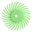 24pcs 80-1000 Grit Radial Bristle Disc Brush Polishing Burr with 3mm Mandrels