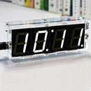 Geekcreit DIY 4 Digit LED Electronic Clock Kit Temperature Light Control Version