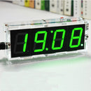 Geekcreit DIY 4 Digit LED Electronic Clock Kit Temperature Light Control Version