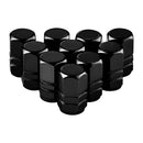 20pcs Wheel Tyre Tire Valve Stem Air Dust Cover Screw Cap Car Truck Bike black
