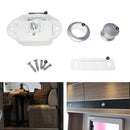 Cabinet Drawer Cupboard Push Button Catch Lock Latch Knob Caravan New Hot