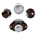 Push Button Alloy Drawer Cupboard Door Catch Lock Latch Knob Caravan Motorhome