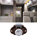 Push Button Alloy Drawer Cupboard Door Catch Lock Latch Knob Caravan Motorhome