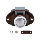 Push Button Alloy Drawer Cupboard Door Catch Lock Latch Knob Caravan Motorhome