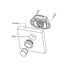Push Button Alloy Drawer Cupboard Door Catch Lock Latch Knob Caravan Motorhome