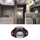 Push Button Alloy Drawer Cupboard Door Catch Lock Latch Knob Caravan Motorhome