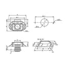Push Button Alloy Drawer Cupboard Door Catch Lock Latch Knob Caravan Motorhome