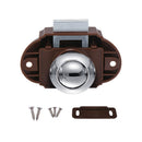 Push Button Alloy Drawer Cupboard Door Catch Lock Latch Knob Caravan Motorhome