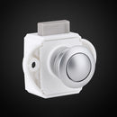 P01W-PC Catch Lock Drawer Cupboard Door Knob Camper van Caravan Push Button