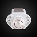 1 Set Push Button Alloy Drawer Cupboard Catch Lock Latch Knob Caravan Motorhome