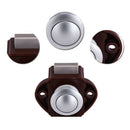 Push Button P01B-PC Cupboard Door Motorhome Cabinet Camper Caravan Latch Knob