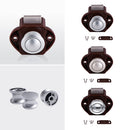 Push Button P01B-PC Cupboard Door Motorhome Cabinet Camper Caravan Latch Knob