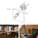 Push Button Alloy Drawer Cupboard Door Catch Lock Latch Knob Caravan Motorhome
