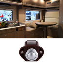 Push Button Alloy Drawer Cupboard Door Catch Lock Latch Knob Caravan Motorhome