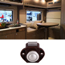 Push Button Alloy Drawer Cupboard Door Catch Lock Latch Knob Caravan Motorhome