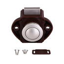 Push Button Alloy Drawer Cupboard Door Catch Lock Latch Knob Caravan New Hot