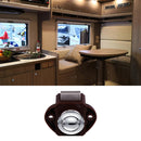 Push Button Alloy Drawer Cupboard Door Catch Lock Latch Knob Caravan Motorhome
