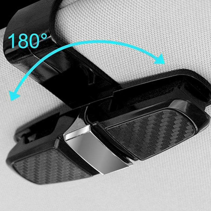 1 x Car Sun Visor Clip Holder Auto Sunglasses Glasses Card Tickets Storage New