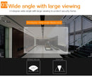 Danmini YB-30BH 3 inch Screen 1.0MP Security Camera Taking Picture Door Peephole, Support TF Card(Black)