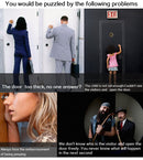 Danmini YB-43CH 4.3 inch Screen 1.0MP Security Camera Door Peephole with One-key to Watch Function(Black)
