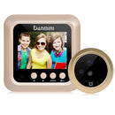 Danmini W5 2.4 inch Screen 2.0MP Security Camera No Disturb Peephole Viewer Doorbell, Support TF Card / Night Vision / Video Recording(Gold)