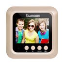 Danmini W5 2.4 inch Screen 2.0MP Security Camera No Disturb Peephole Viewer Doorbell, Support TF Card / Night Vision / Video Recording(Gold)